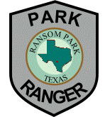 Park Ranger patch, Ransom Park, Texas